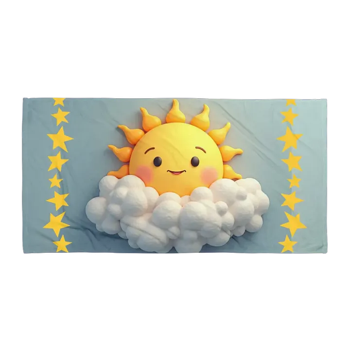 Sunny Smiles Sublimated Towel product image (1)