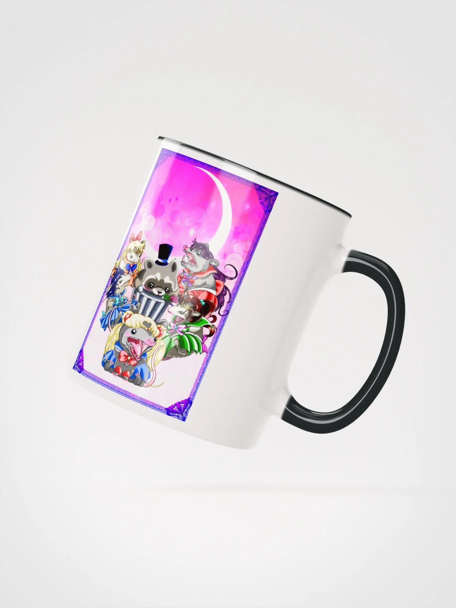 Possum Moon: Ceramic Mug with Color Inside product image (2)