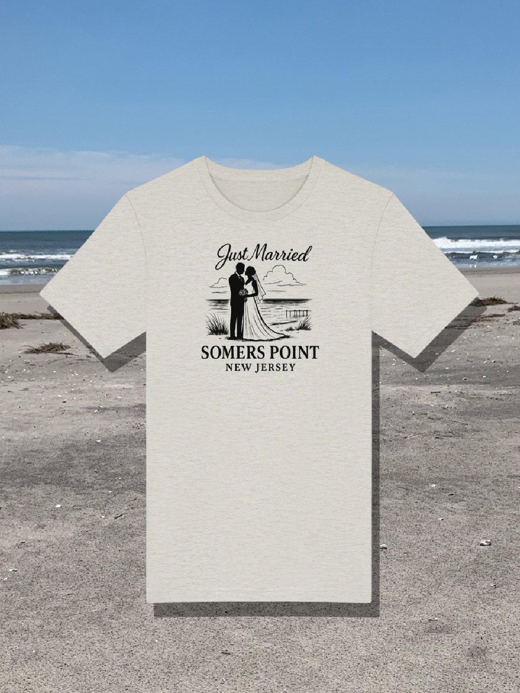 Somers Point NJ Wedding Tee product image (1)