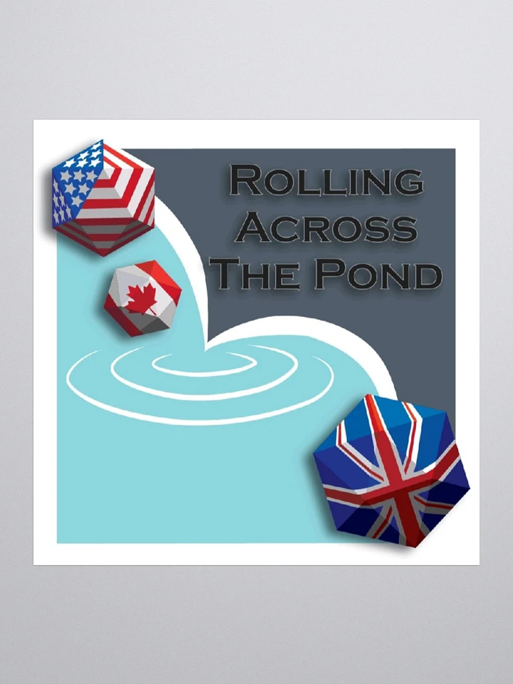 Rolling Across The Pond Sticker product image (1)