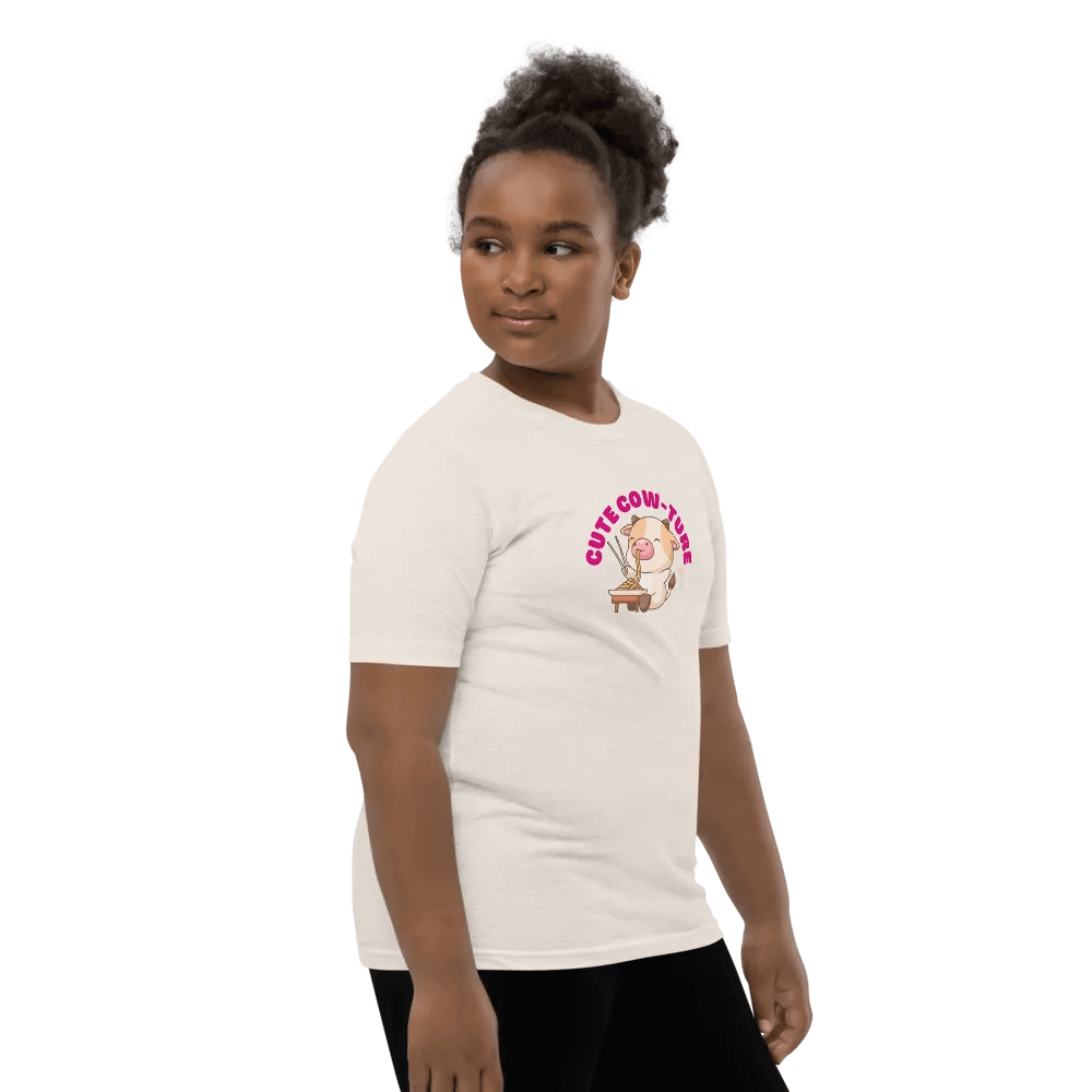 Cute Cow Noodle Time Kids T-Shirt product image (20)