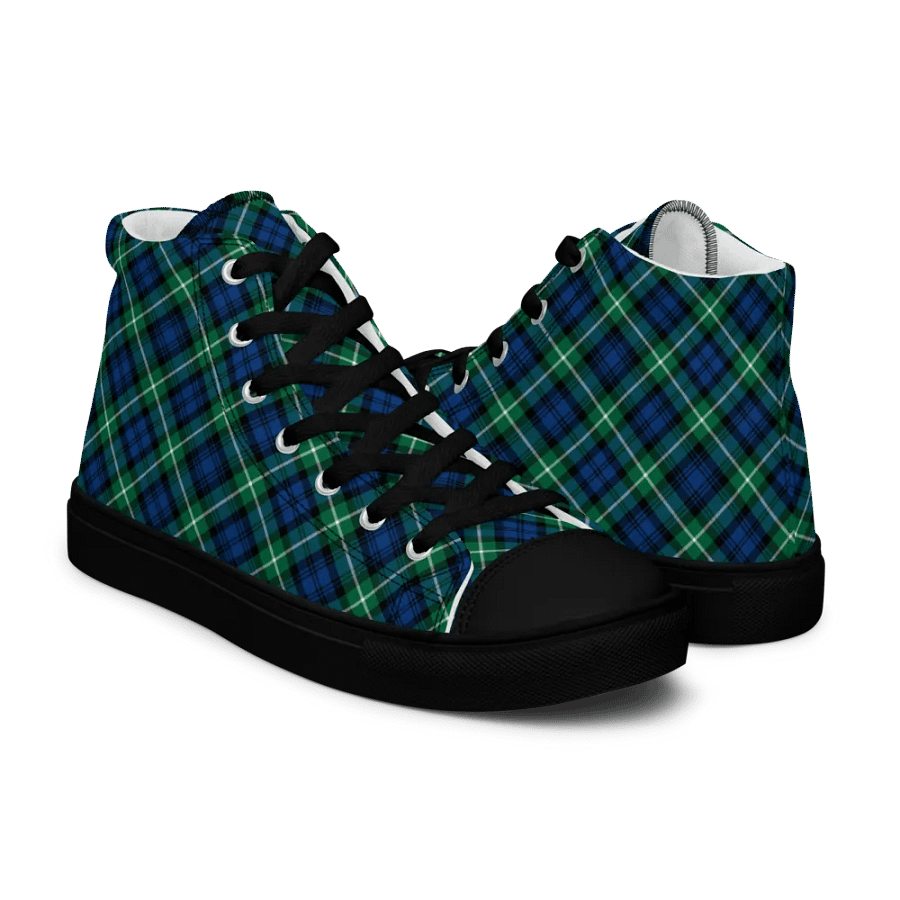 Lamont Tartan Men's High Top Shoes product image (7)