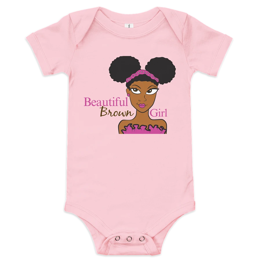 Beautiful Brown Girl Baby Onesie product image (1)
