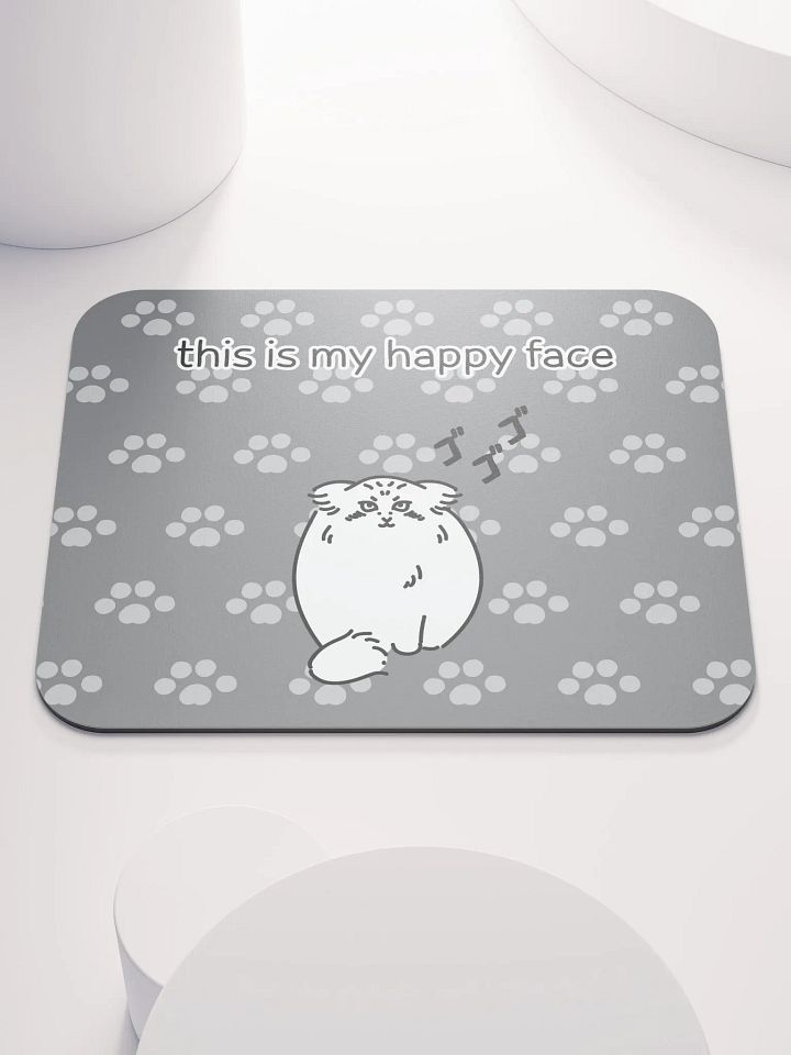 This Is My Happy Face - Mousepad product image (1)
