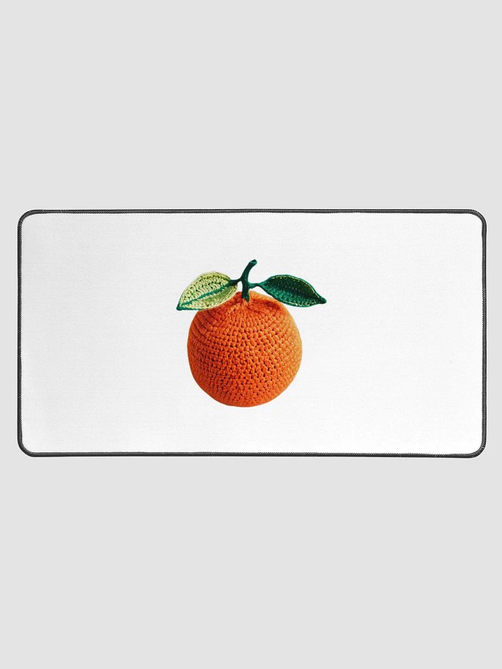 CozyAvocado Desk Mat 15.5" x 31.5" Orange #5 product image (1)
