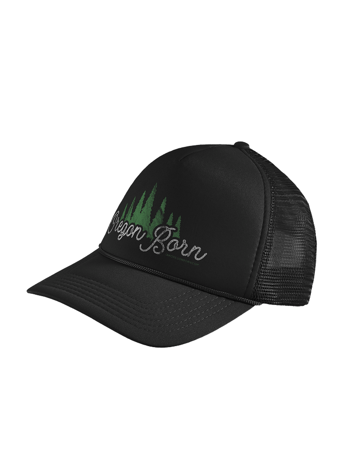 Oregon Born with Trees Foam Trucker Hat product image (2)