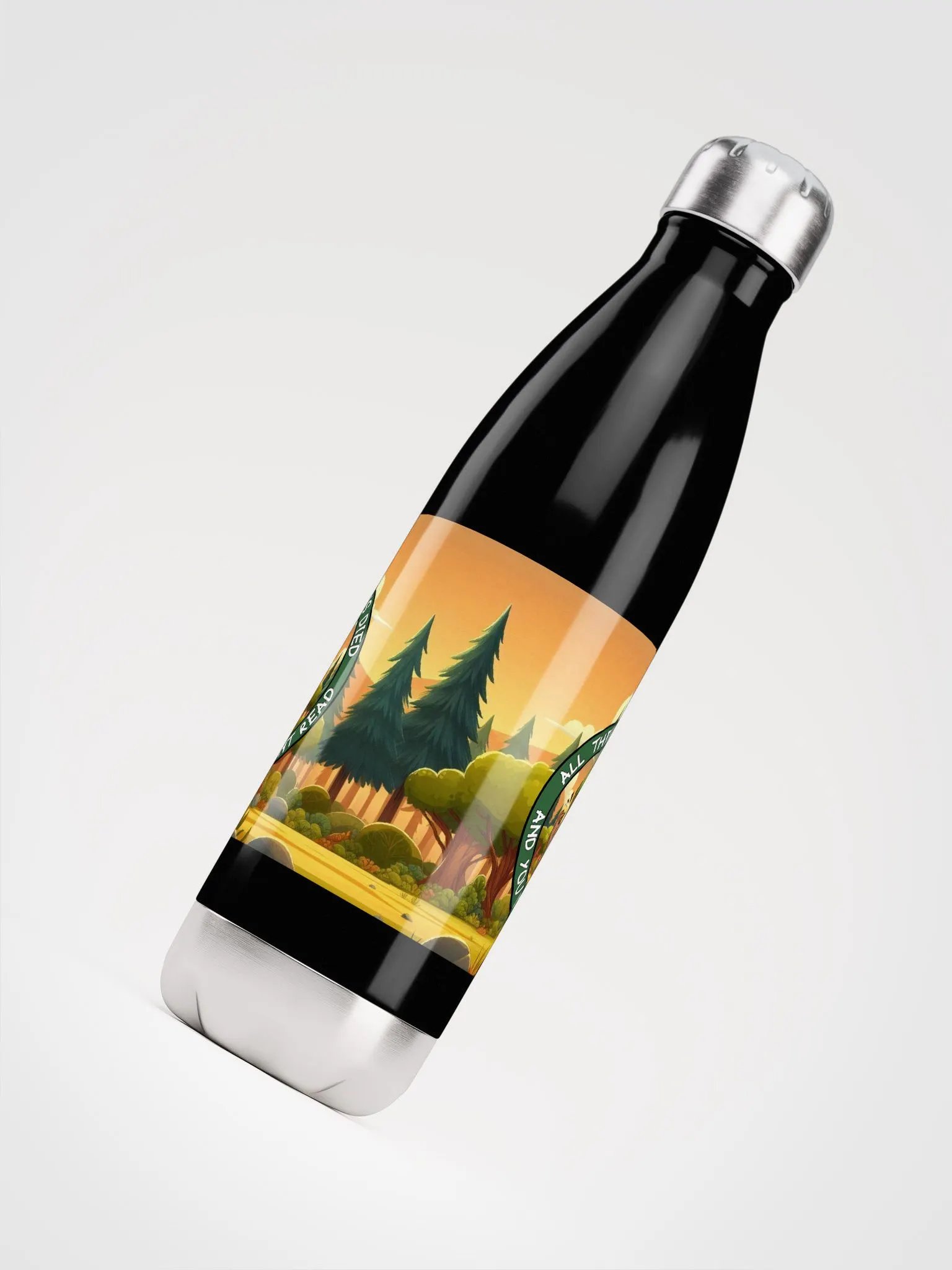 Jay-Angry Tree-Stainless Steel Water Bottle product image (8)