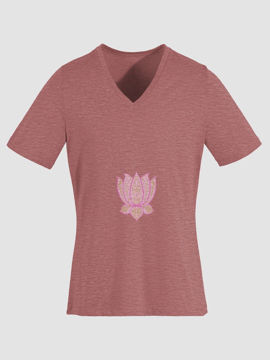 Lotus Blossom V-Neck Tee product image (1)