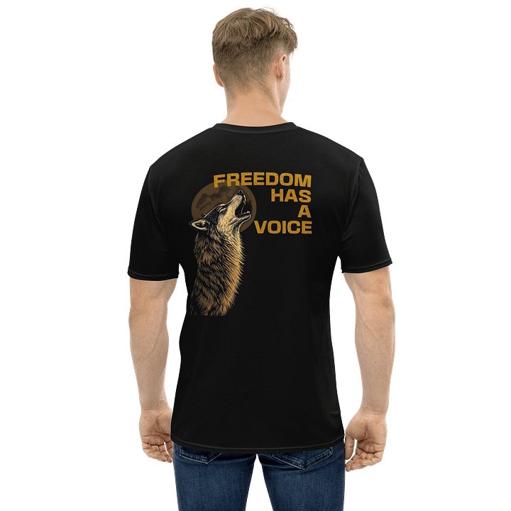 Freedom Has A Voice Howling Wolf - Men's Tee product image (1)
