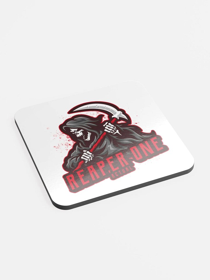 Reaper Logo Glossed Cork Coaster product image (2)