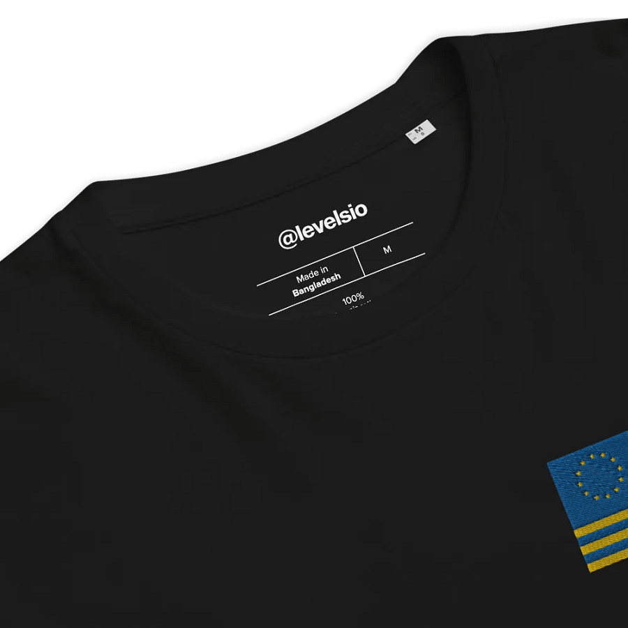 united states of europe embroidered t-shirt - 100% organic cotton product image (3)