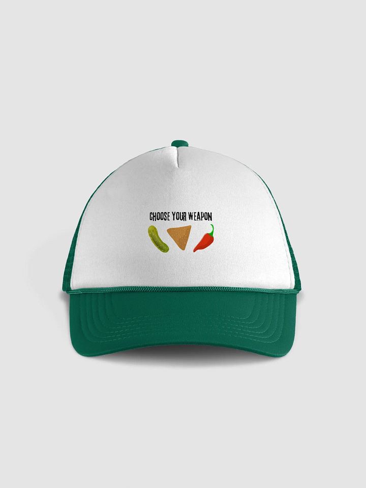 choose your weapon Mexican Cuisine Trio Trucker Hat product image (3)