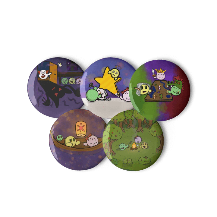 Dango Random Set - Pin Buttons product image (1)