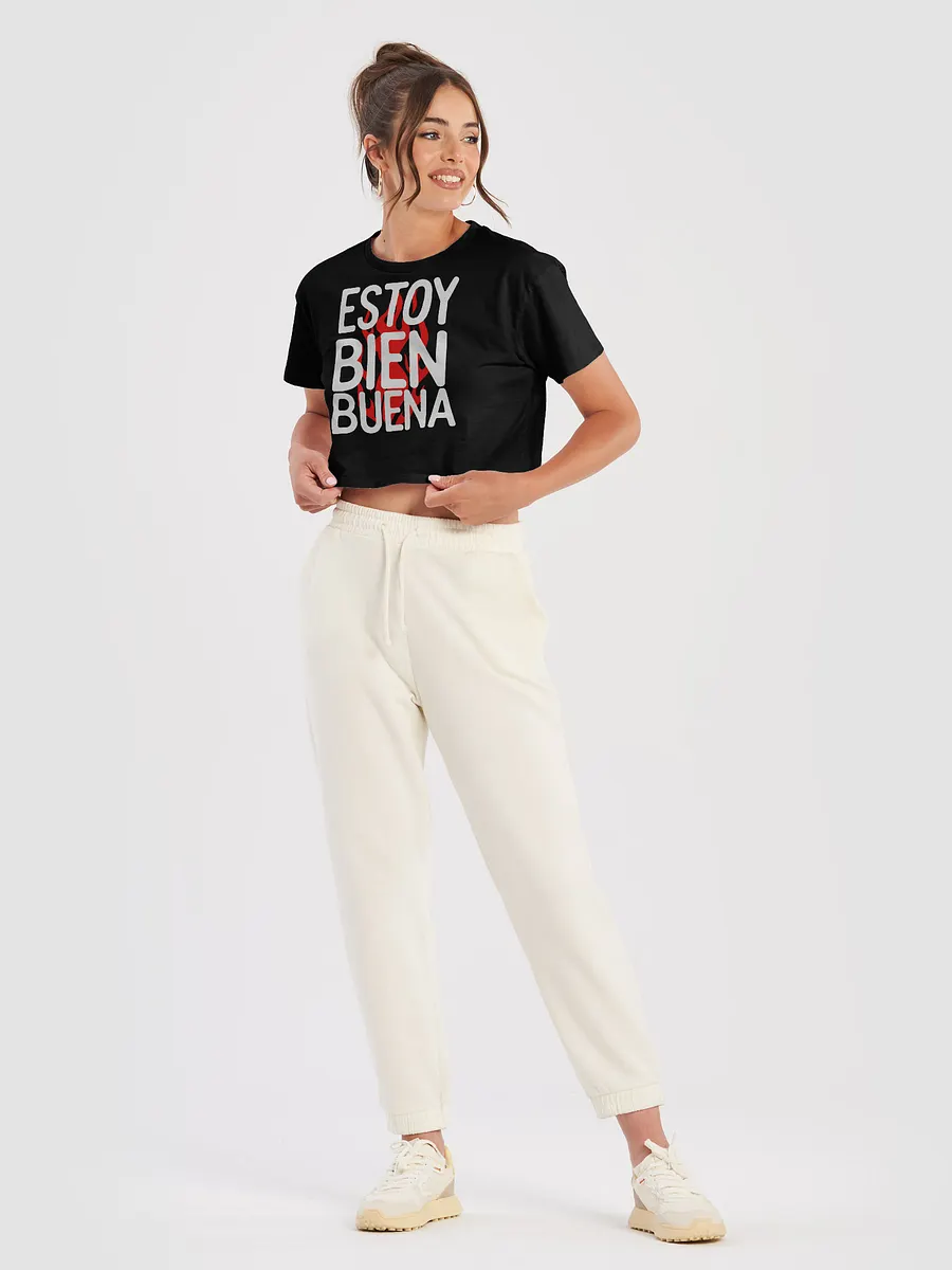 🔥 Crop Top “Estoy Bien Buena” – Fit Atrevido, Energía Total product image (1)