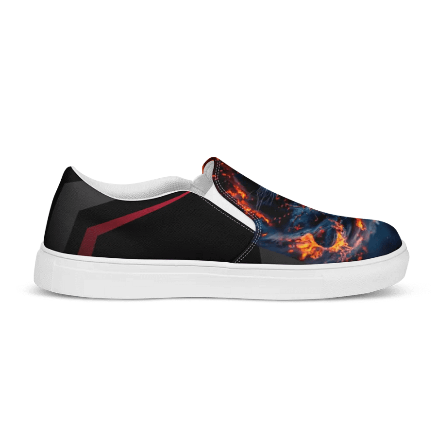 Fierce Lioness Flames Canvas Shoes product image (11)