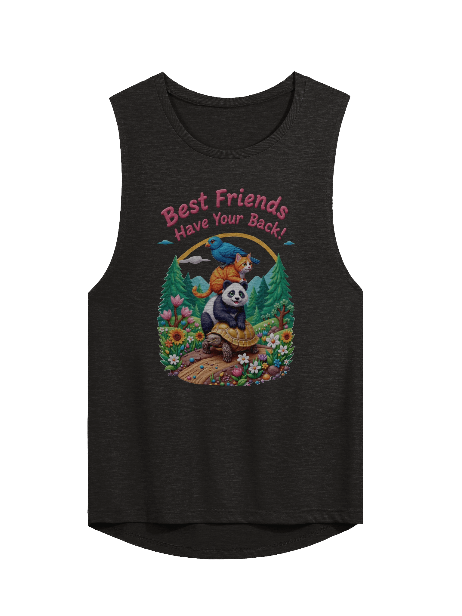 Best Friends Have Your Back Women's Muscle Tank product image (1)