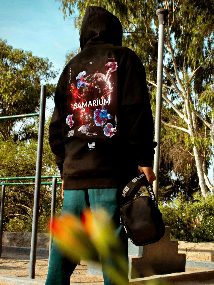 N°2 • GREED | DEEP BLACK HOODIE product image (1)