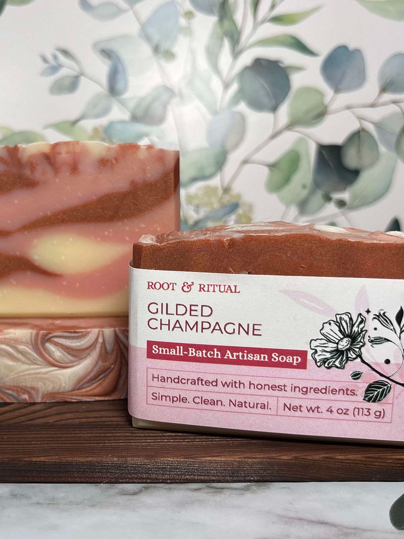 Gilded Champagne Bar Soap