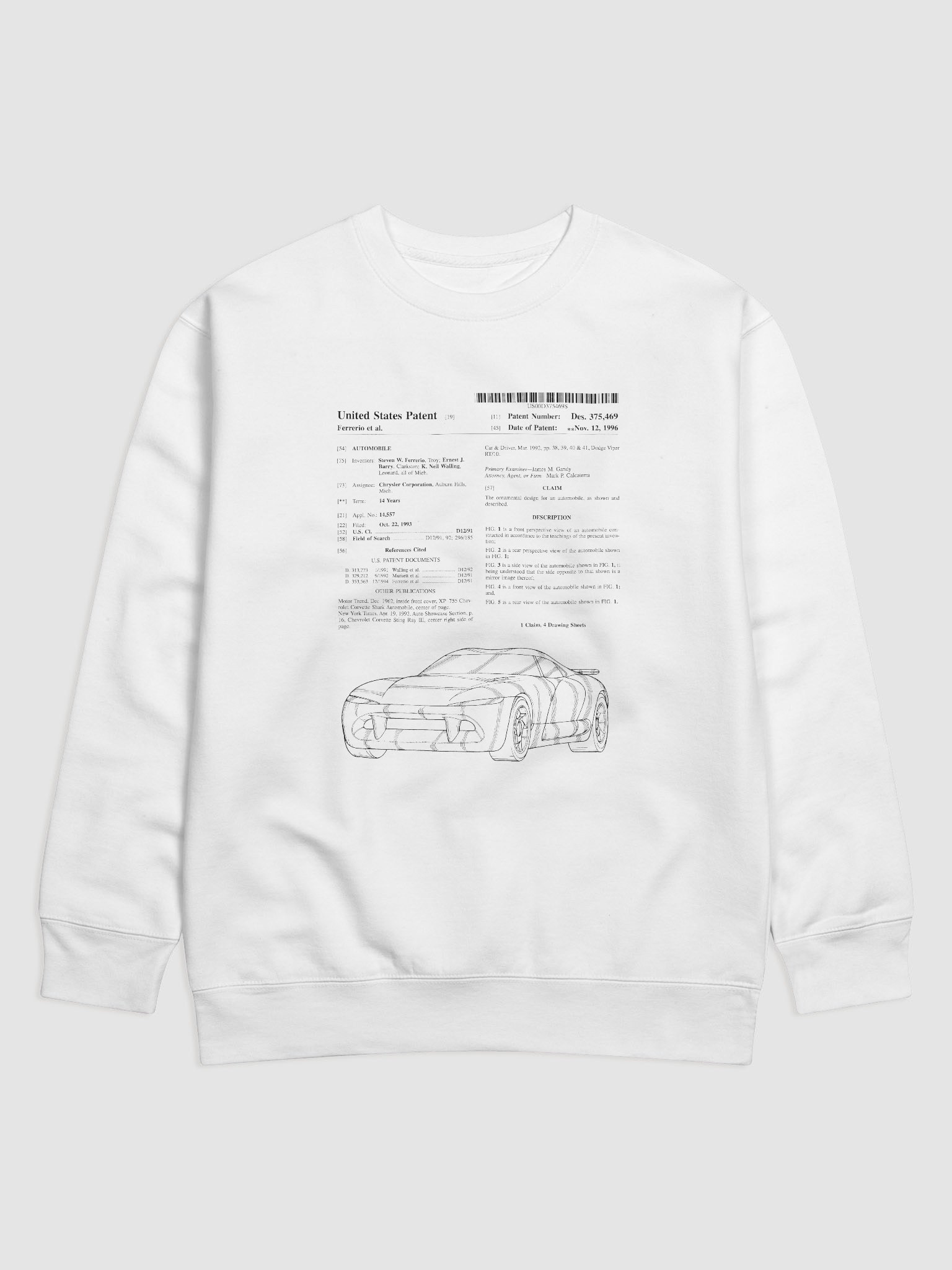 Defender Patent Long-Sleeve Sweatshirt product image (3)