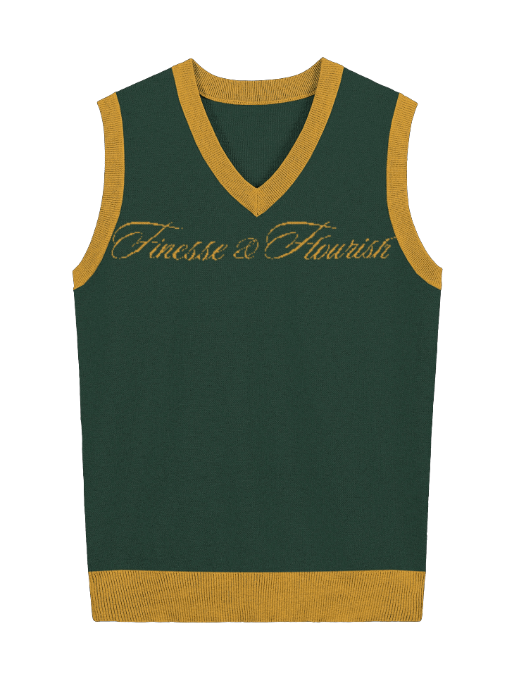 F&F Signature Rivalry Knitted V-Neck Vest product image (1)
