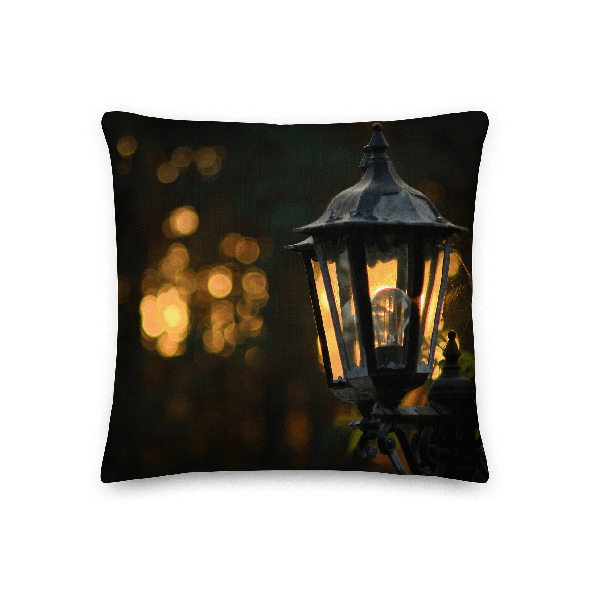 Premium-Kissen - Abendsonne scheint durch die Laterne product image (2)