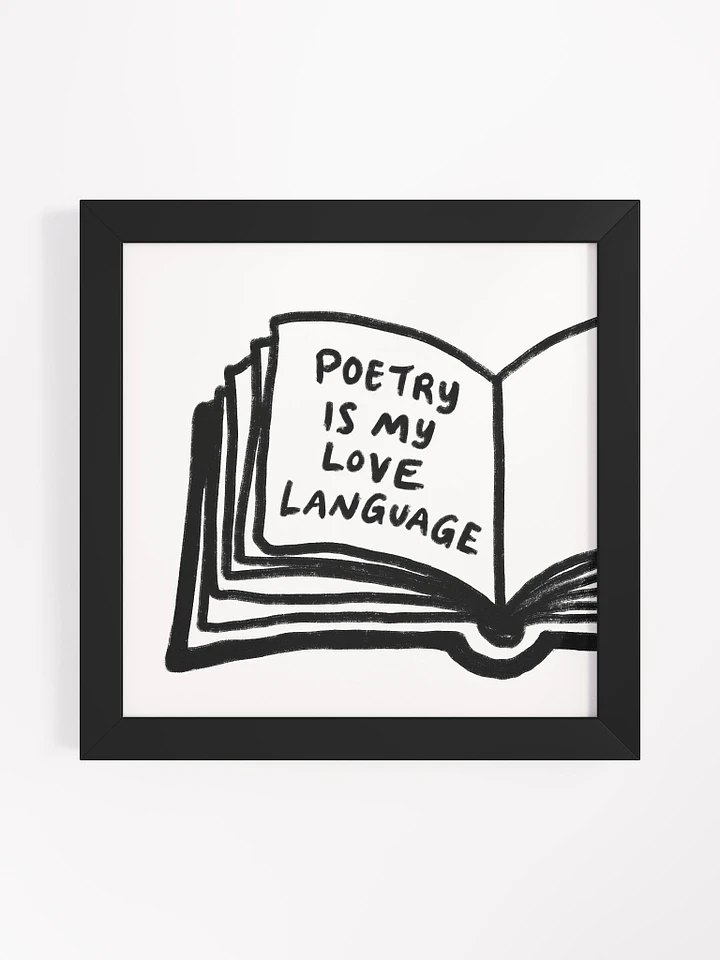 Love Language Framed Art Print product image (1)