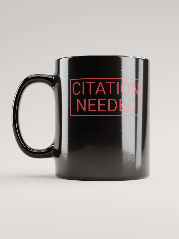 Citation Needed Back in Black (Mug) product image (1)