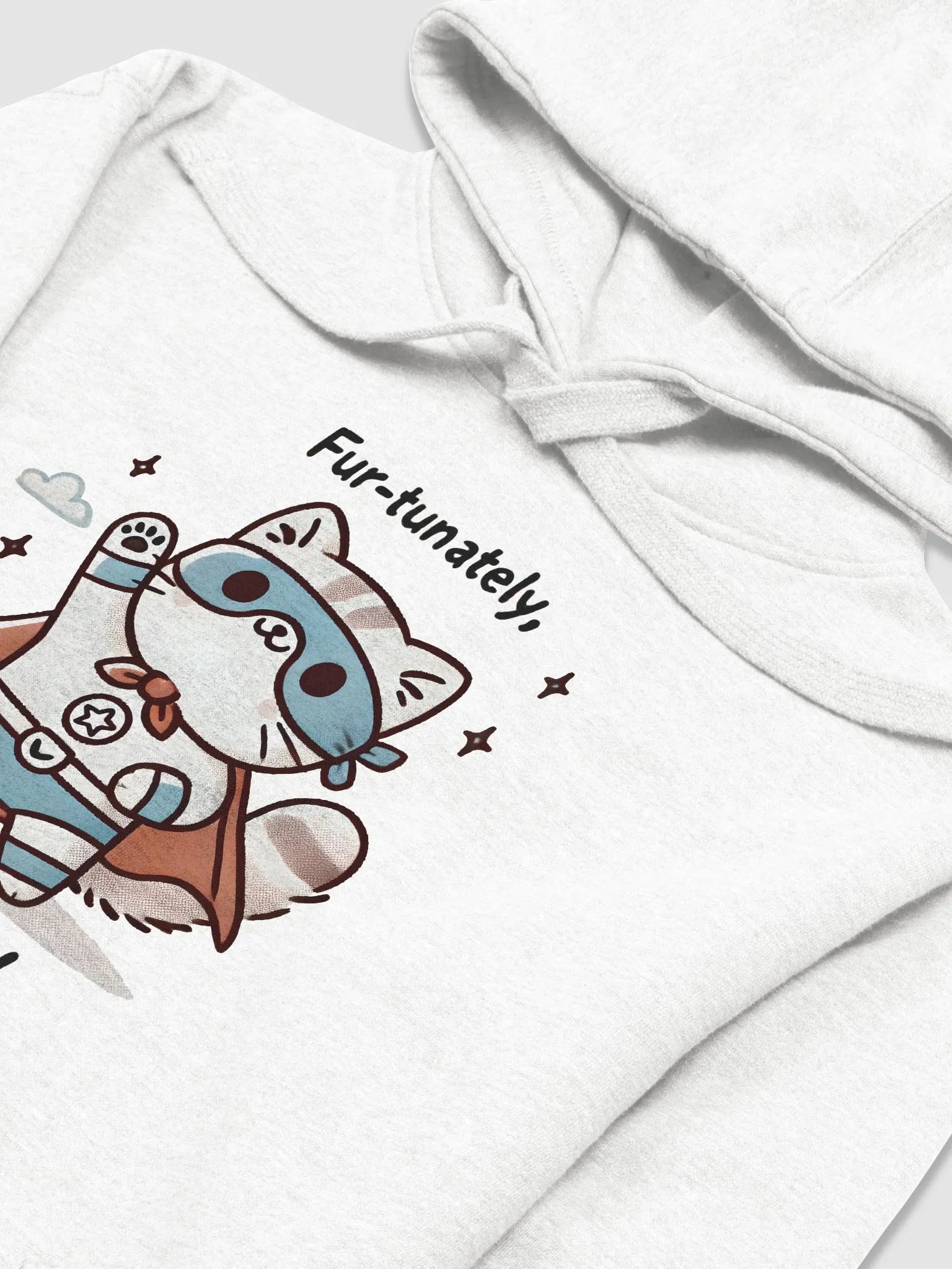 Fur-tunately I'm here hoodie product image (3)