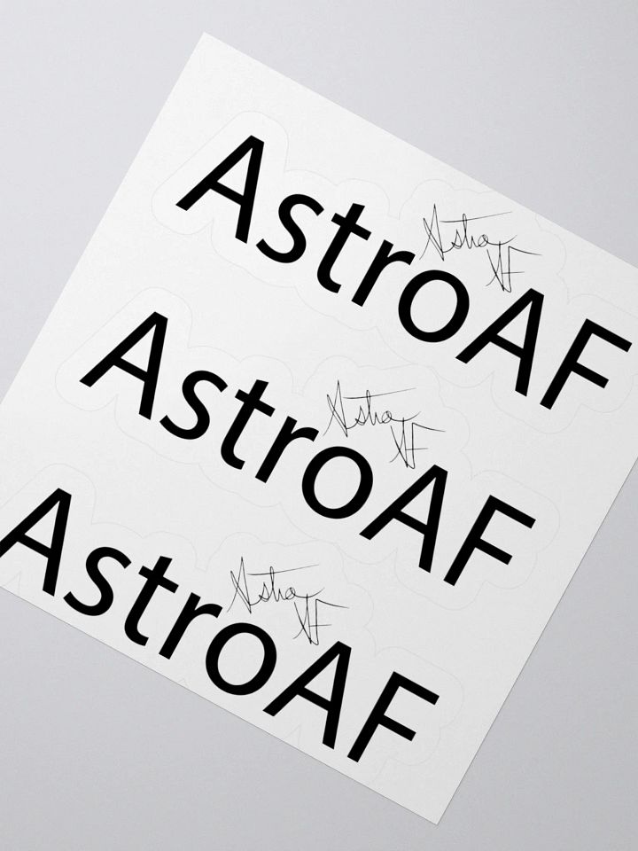 AstroAF Signature Cutouts Sticker Pack product image (6)