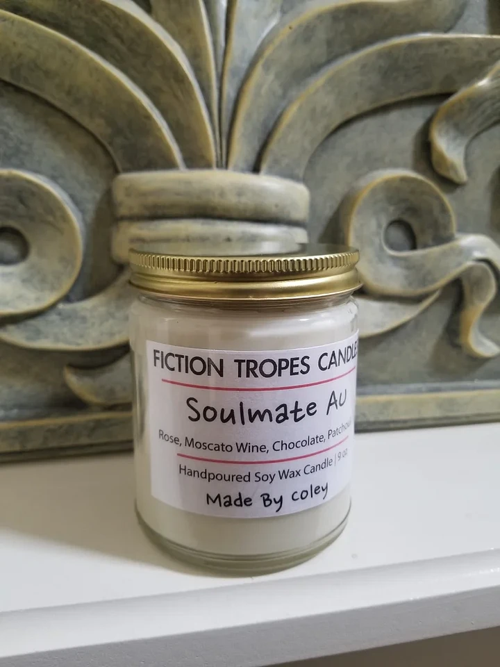 Soulmate AU Candle (Fiction Tropes Candles) product image (2)