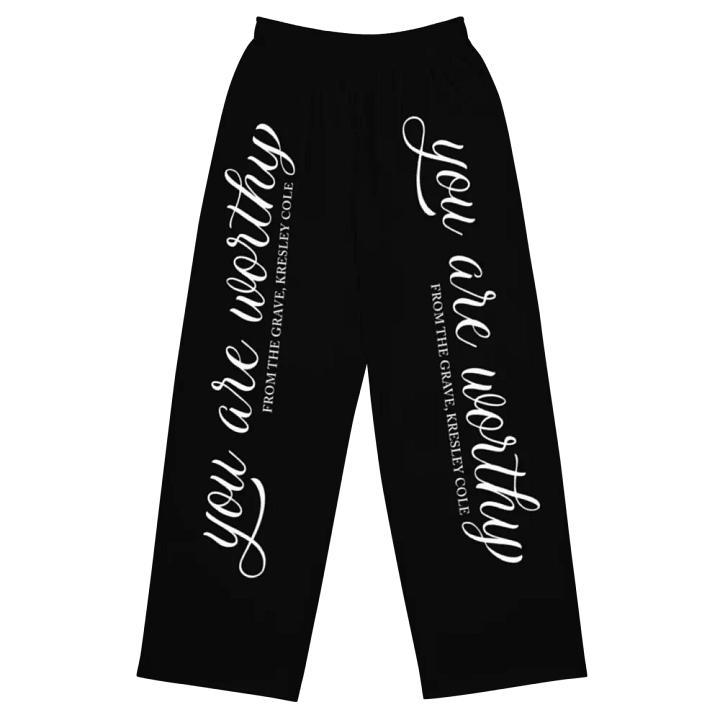 You Are Worthy Unisex Wide-Leg Pants product image (1)