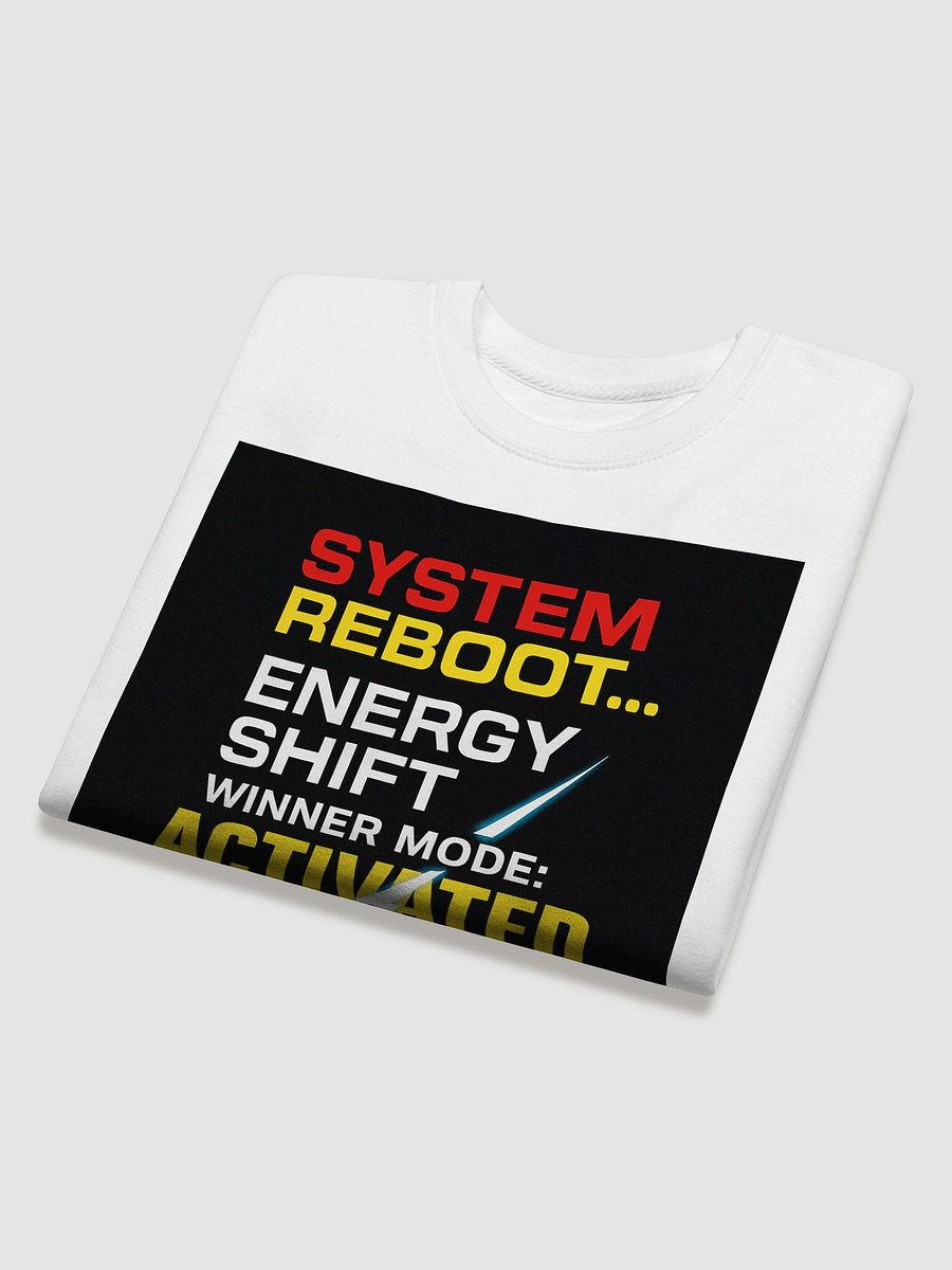 System Reboot – Power Reset Edition (White Sweatshirt) product image (4)