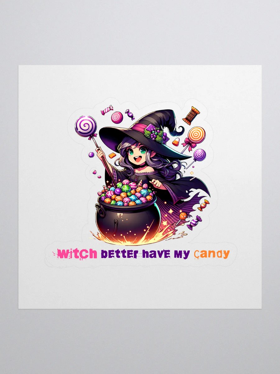 Whimsical Witch Kiss Cut Stickers product image (1)