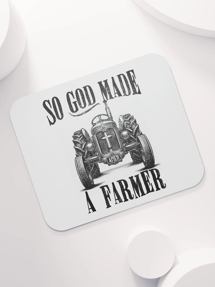 Vintage - So God Made a Farmer Mousepad product image (7)