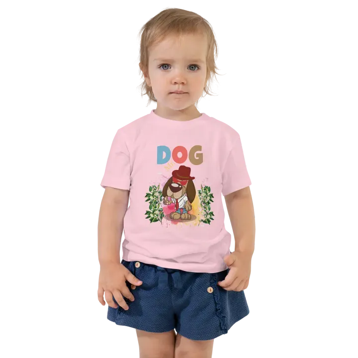 Mr. Dog Cute & Colorful Funny Toddler T-Shirt – Trendy Bella + Canvas Kids Gift product image (1)