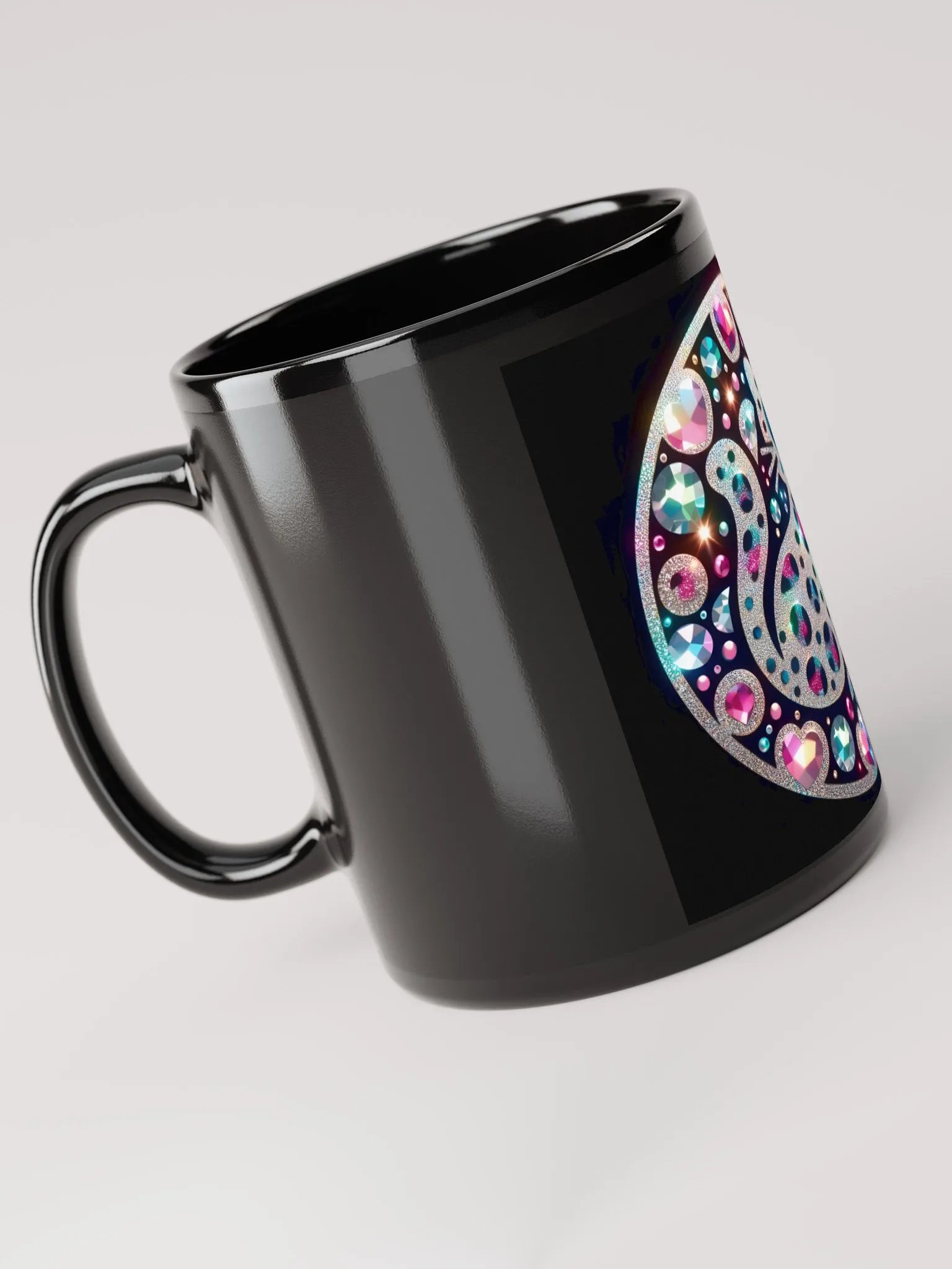Whimsical Jeweled Cat Mug product image (5)