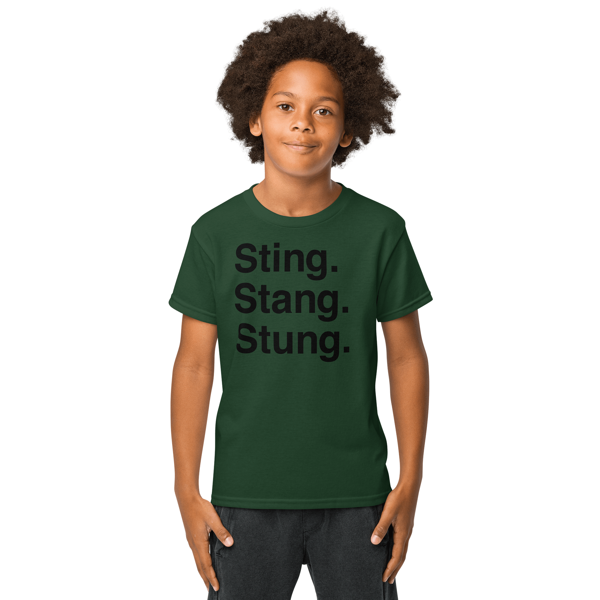 Sting. Stang. Stung. Youth Sports Tee product image (2)