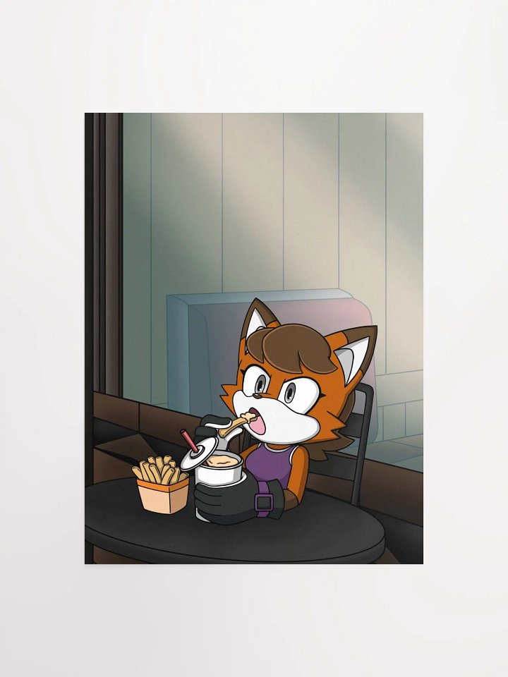 Outside the Burger Shop Matte Poster product image (1)