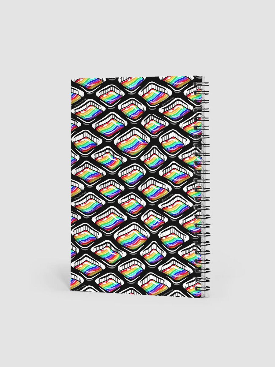 Rainbow Squares Spiral Notebook product image (3)