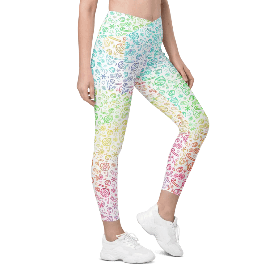 Limited Edition Christmas Rainbow Leggings product image (5)