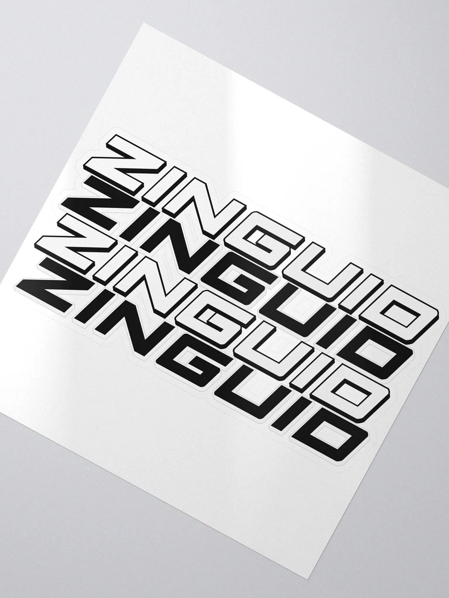 Clean Zinguid sticker product image (1)