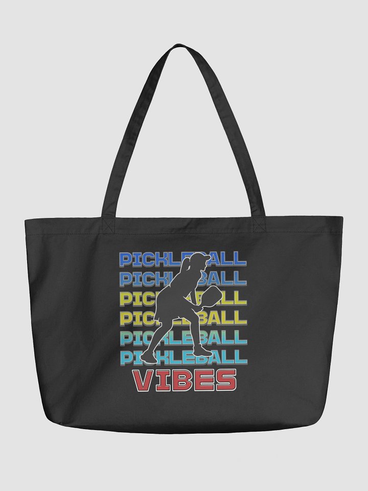 Pickleball Vibes Line Female Vibrant Eco Tote product image (2)