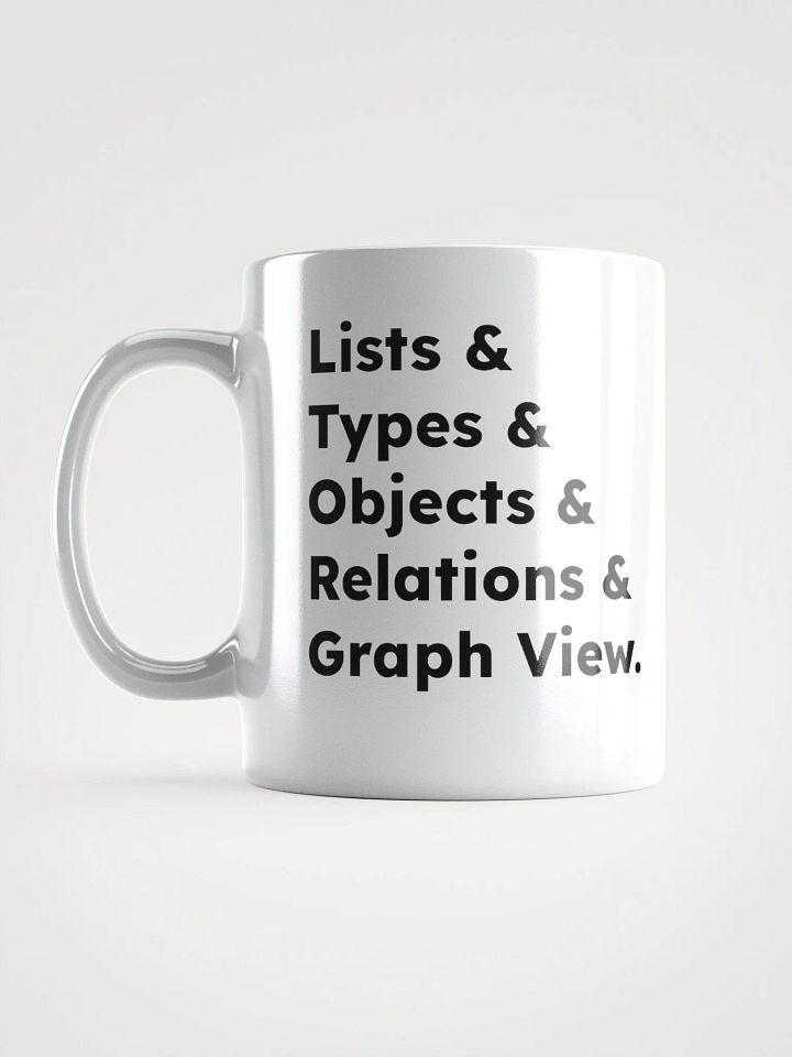 Mug - Anytype Lists and Types and more product image (1)