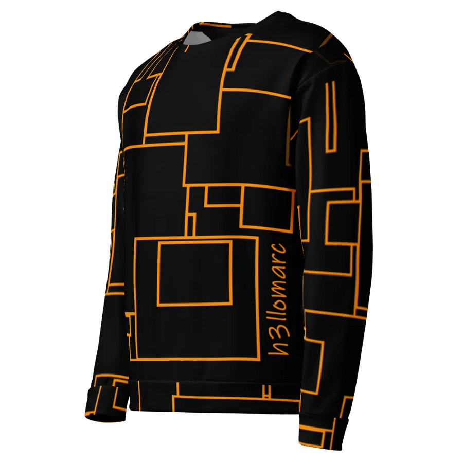 h3llomarc Orange Squares Sweatshirt product image (4)