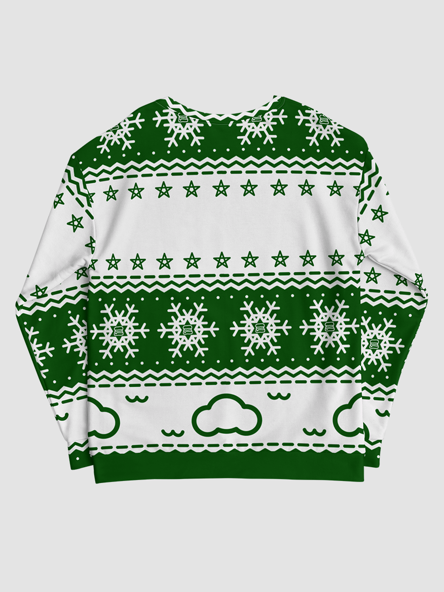 crismis sweater green product image (2)