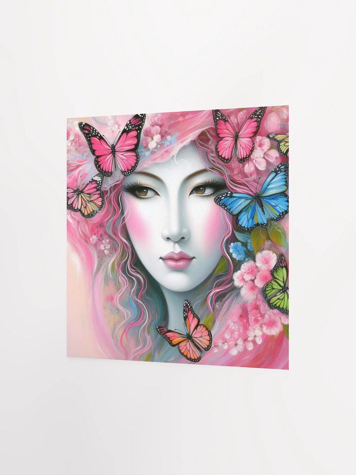 Woman and Butterflies Poster product image (2)