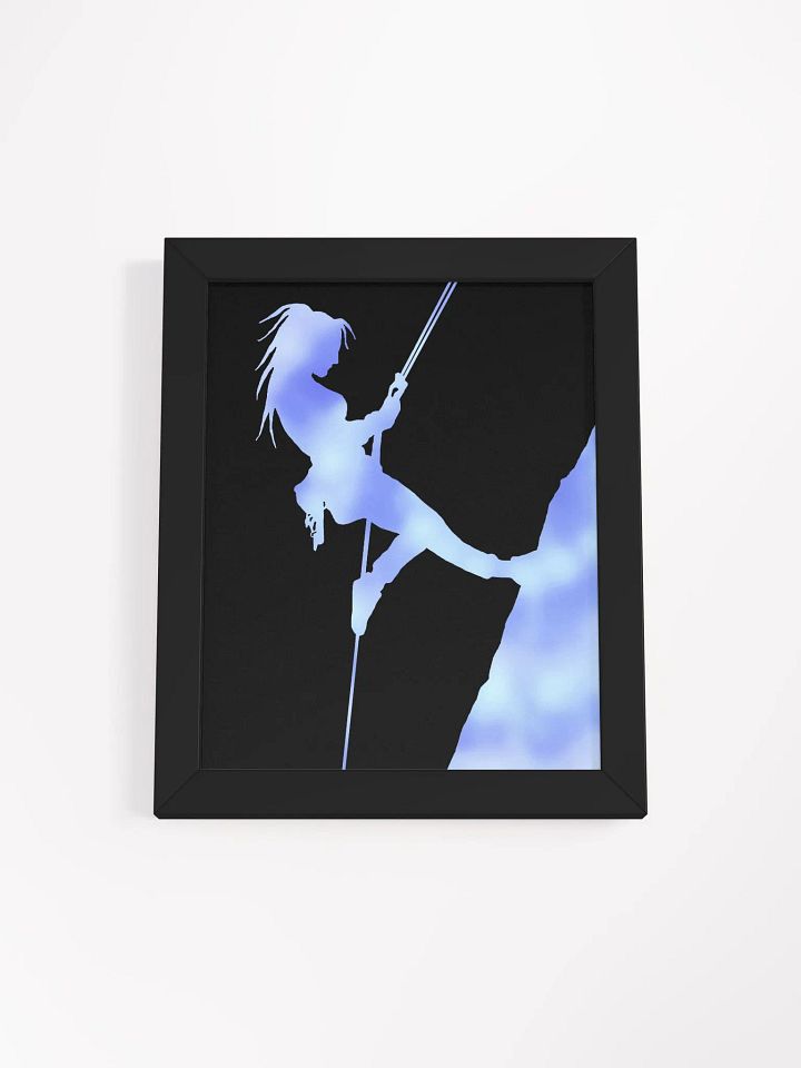 Climber girl blues Framed print. product image (15)