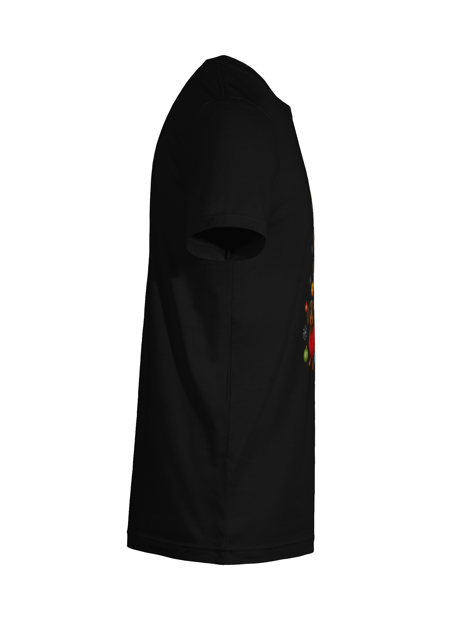 Dachshund Christmas Tree T-Shirt – Cute Holiday Doxie Pyramid Design product image (12)