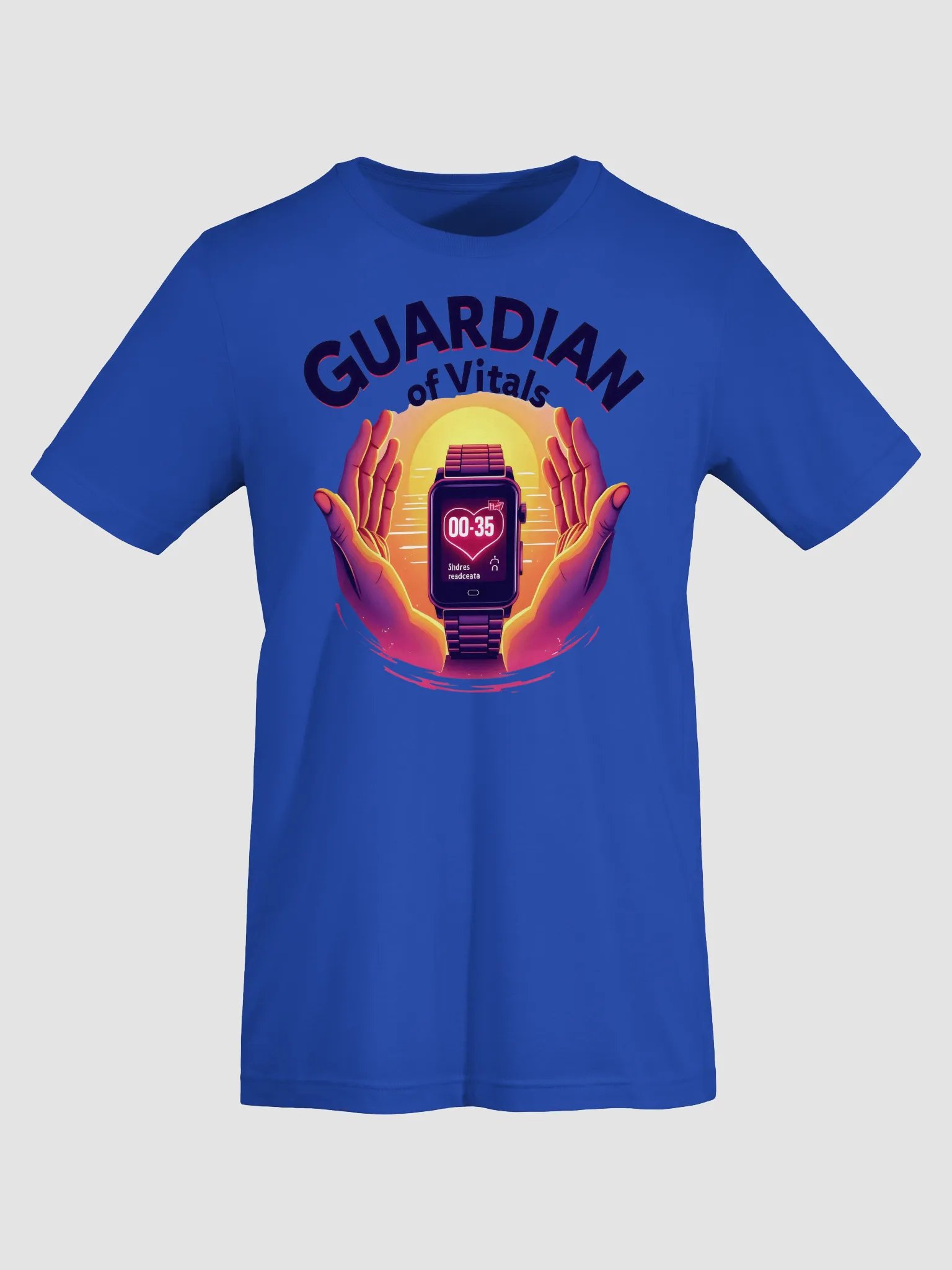 Guardian of Vitals Smartwatch t shirt, vital signs t-shirt product image (7)