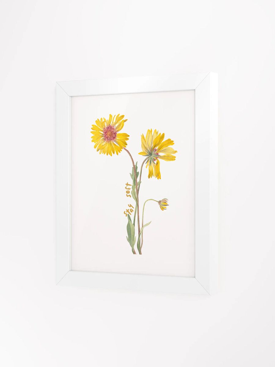 Stay Soft | Yellow Flower Botanical Wall Art product image (63)